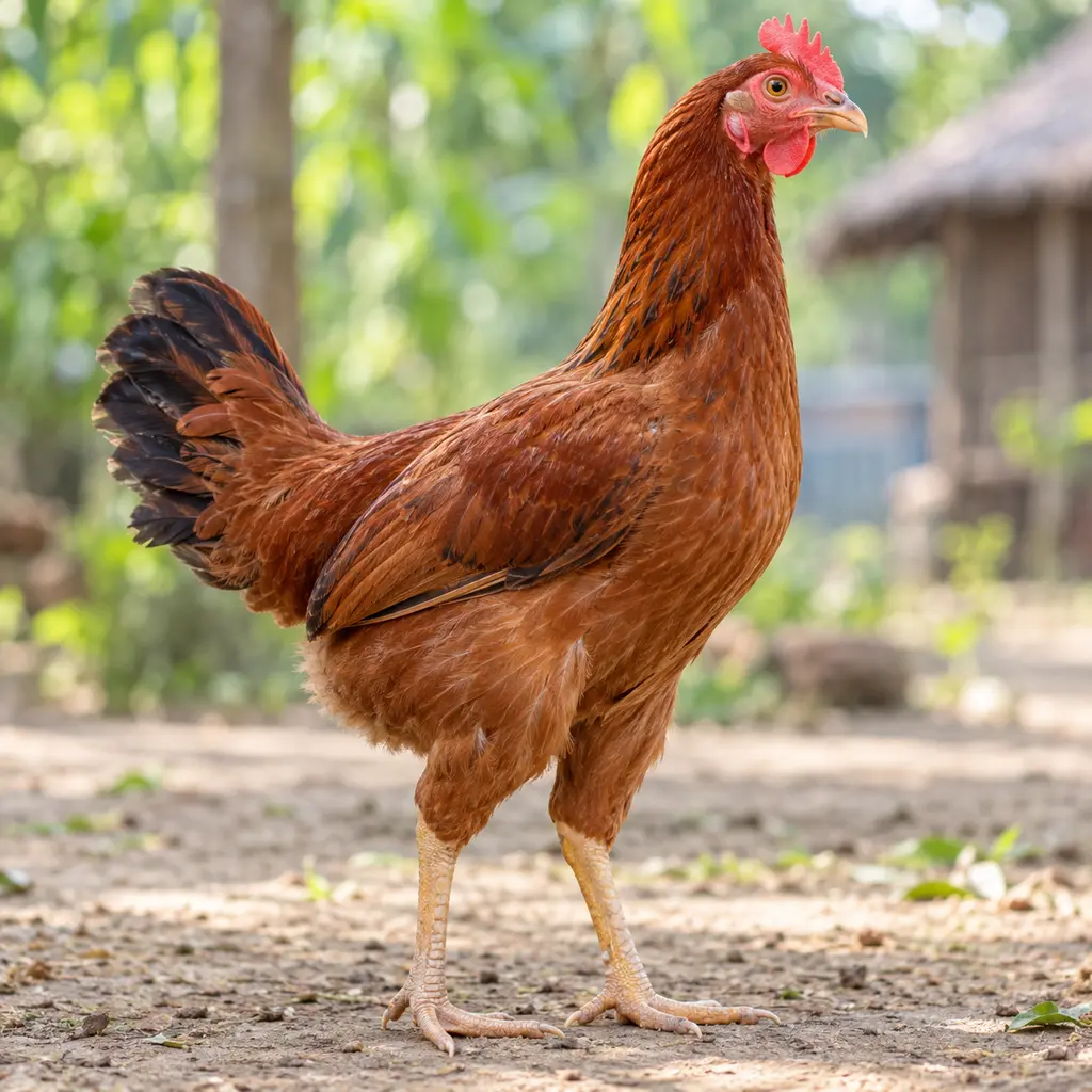 দেশি লাল মুরগি